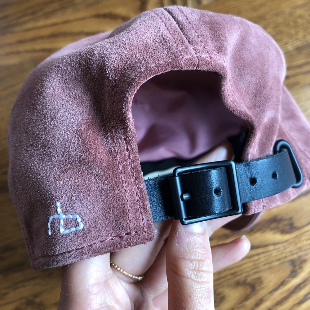 rag & bone suede baseball cap